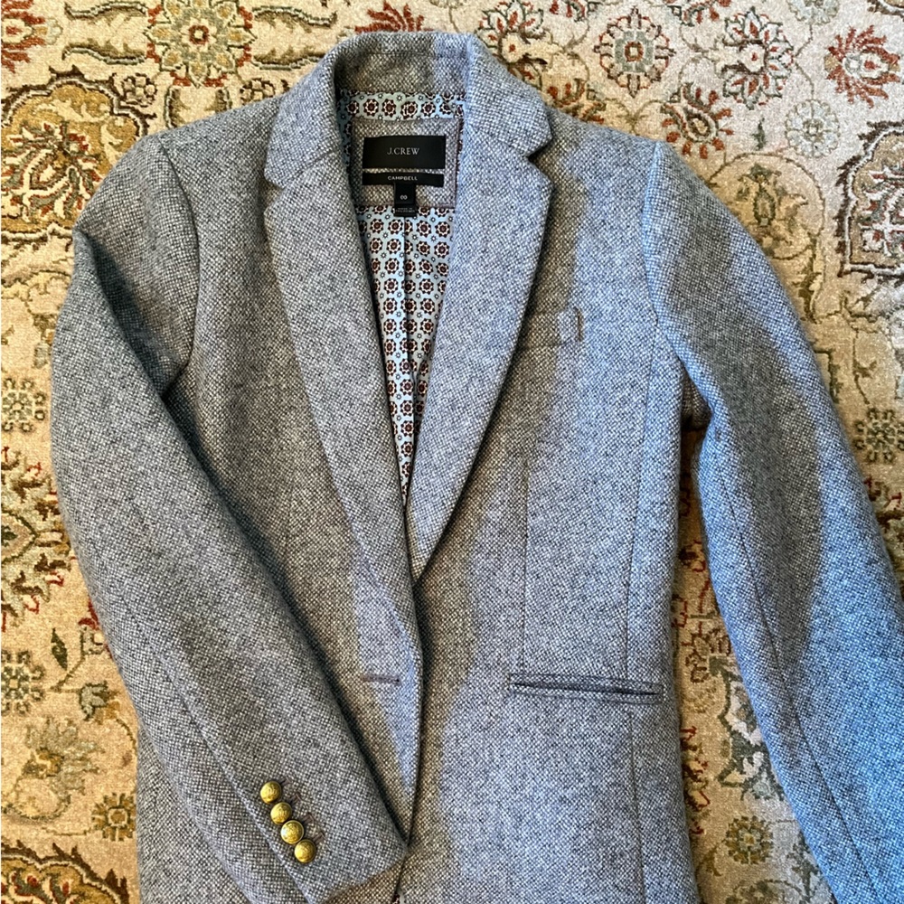 Grey J Crew Women’s Blazer Size 00